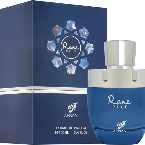 AFNAN Rare Reef Extrait De Parfum 3.4oz Regular Edition Marine Inspired Fragrance for Enthusiasts 100ml