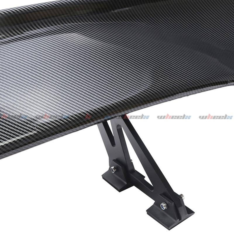 Perfect Valentine's Day Gift | 57" GT Style Universal Trunk Spoiler | Pro Racing Gloss Black Carbon Fiber | Fit Dodge/BMW/Audi/Ford Mustang/Chevy Camaro/Corvette/Honda Civic/Kia/Nissan Altima 🔥 #ValentinesGift #GiftForHim #57inchGTSpoiler #CarModGift