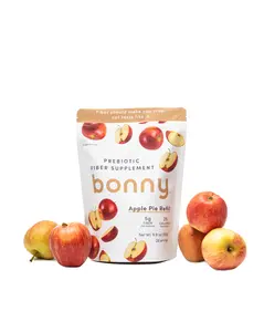 Bonny | Prebiotic Fiber Supplement Powder | Makes Your Poops Soft & Smooth | Amazing Tasting | Apple Pie