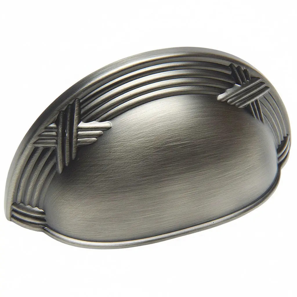 Cosmas 9461AS Antique Silver Cabinet Cup Pull