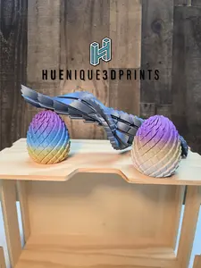 Twisty Dragon Egg Fidget – 3D Printed Magic in Your Hands