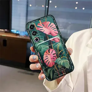 TPU Durable Phone Case For Meizu 21 Card sleeve Full wrap Silicone Shockproof Card slot Dirt-resistant Fashion Design Soft case protective Waterproof Back Cover Graffiti Cute