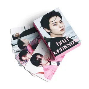 Straykid Leekno Collection Stickers & Dual-Sided Star Photo Cards, Perfect Holiday Gift, Decorative Room Wall Notebook, 72 Stickers, 55 Photos, Sticker Sheets