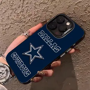 D-Dallas Cowboys Logo Phone Case Phone Case For IPhone 17 Pro Max 16 15 14 13 11 Pro Max Plus Glass Phone Case