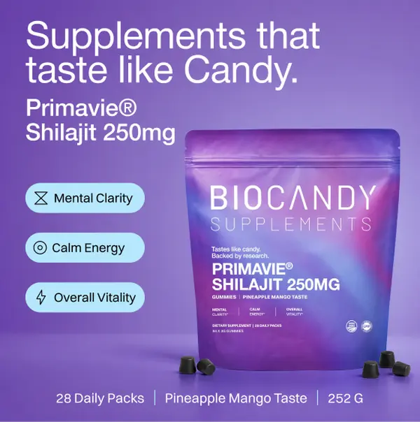 PrimaVie® Shilajit Gummies — Pineapple Mango PrimaVie® Shilajit Gummies — Pineapple Mango