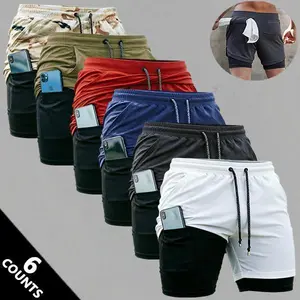 6-piece set shorts for men Summer men's casual quick drying shorts, sports and casual jogging, breathable and loose bottom shorts tiktok shop deals 5 sense gifts for him Plain Beige Menswear Tropical SpringStatements