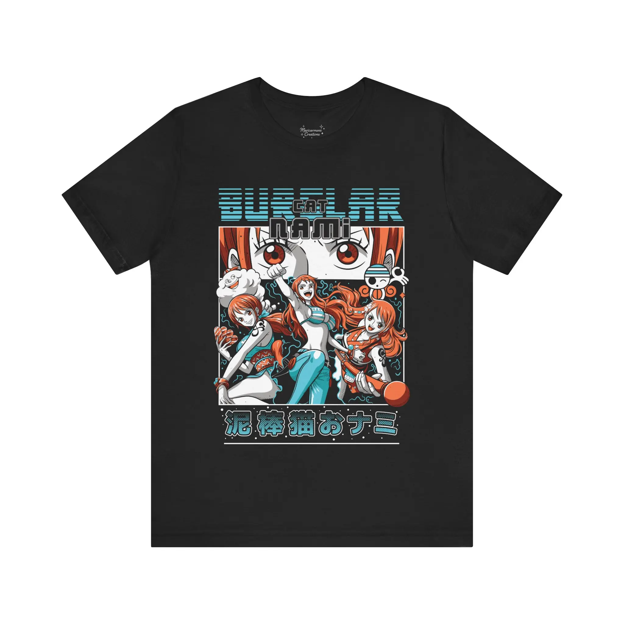 Anime One Piece Nami Fan Art Graphic Tee