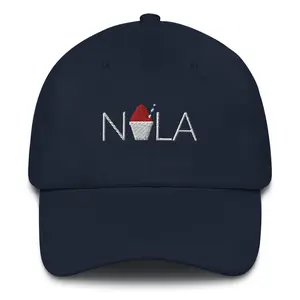 NOLA Strawberry Flavored Snowball Cap - CraftNOLA Hat - Navy, Stone, Pink, Light Blue