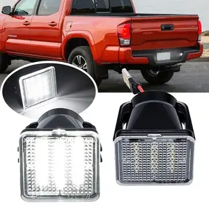 [LED FACTORY MART]Full LED License Plate Lights for Toyota Tacoma 2016+ / Tundra 2014+ | 10× Brighter, 6500K White, Plug & Play, DOT/SAE