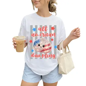 All American Dumpling T-Shirt, American Dumpling Shirt, 4th Of July Gifts, Fourth Of July Gifts, Gift For Independence Day, Unisex Tee For Her For Him