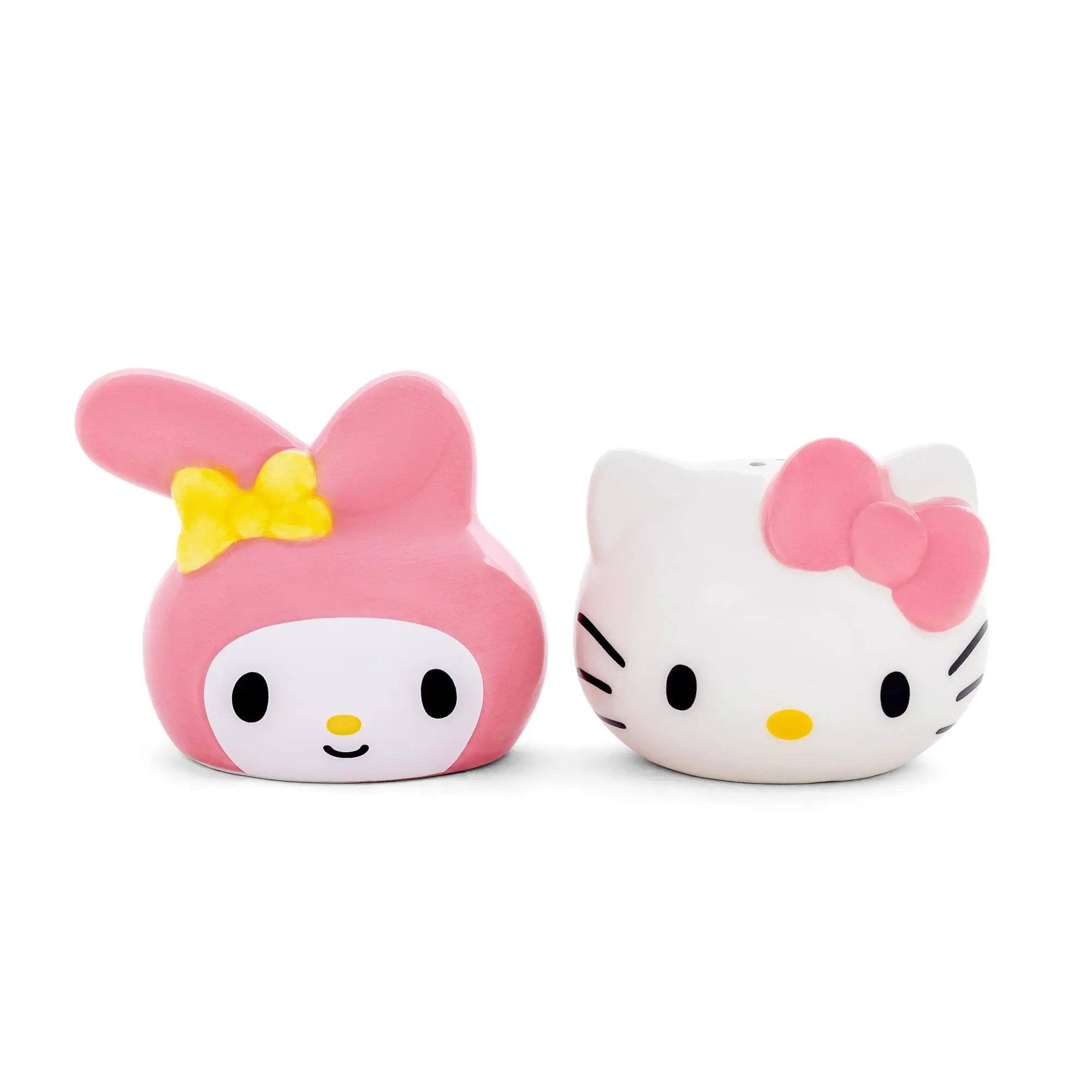 $13.99 | Sanrio Hello Kitty and My Melody Ceramic Salt and Pepper Shaker Set