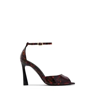 Monika Mary Jane Strap Heels - Tortoise