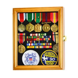 XS Military Medals, Pins, Patches, Insignia, Ribbons Display Case Cabinet