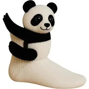 Orgone Animal Socks, 3D Knit Animal Socks for Women, Cute Handmade Plush Animals Design Sock