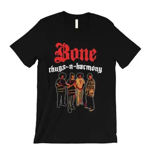 Bone Thugs N Harmony T-Shirt - First of tha Month Crossroads 90s One Side Unisex Cotton Menswear Top Tee