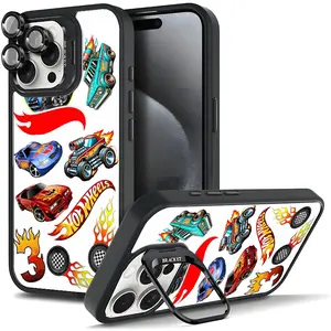 Trending Hot Wheels Phone Case for Teens For Samsung iphone 17/AIR 16 15 14 13 12 11 PRO PLUS MAX COOL Fashionable Tough Magnetic Durable Metal lens frame Film Bracket Stand Gift Full Protection Camera Holder Phone Cases Cover 11X-L1054