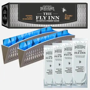 The Fly Inn Flying Insect Traps for Windows and Glass Doors - Non-Toxic