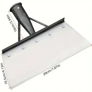 Multifunctional Cleaning Shovel(handle not included), Stainless Steel Universal Outdoor Garden Cleaning Shovel, Heavy Duty Flat Shovel, Weeding, Planting, Landscaping