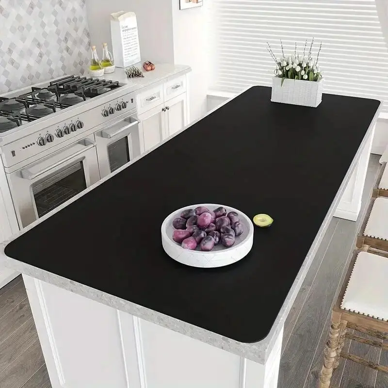Multipurpose Silicone Mat 47" * 23" * 0.08" – Heat Resistant Waterproof Nonslip Mat for Kitchen Counter, Dining Table, Coffee Bar, Craft Desk & More