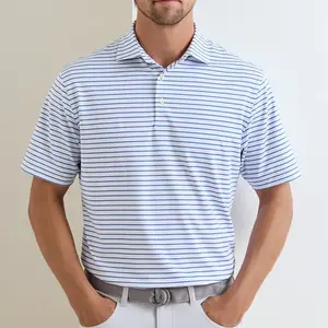 Dunnes Performance Jersey Polo Shirt Master Golf 2026 Blue Patterned Design Comfortable Fit for Casual & Competitive Play