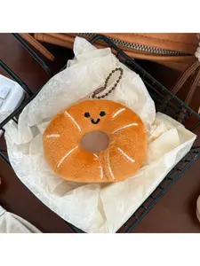 New Cute Plush Food Toys, Toast Bread, Donut, Croissant Keychain, Adorable Doll Keychain, Bag Pendant, Fun Accessories, Keychain Charm