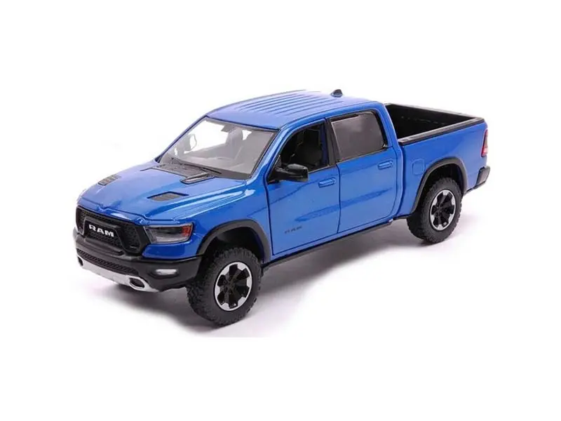 2019 Ram 1500 Rebel Crew Cab Blue (Timeless Legends) Diecast 1:27 Model - Motormax 79358BL