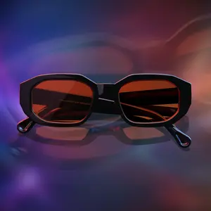 BLOOD MOON BLUE LIGHT BLOCKERS SPOON TIP SUNGLASSES