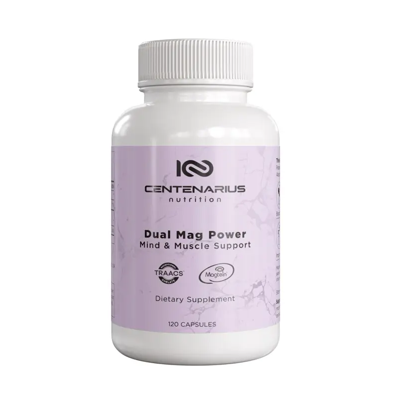 Dual Mag Power - Advanced Magnesium Complex with Two Patented Forms for Brain, Body & Beyond