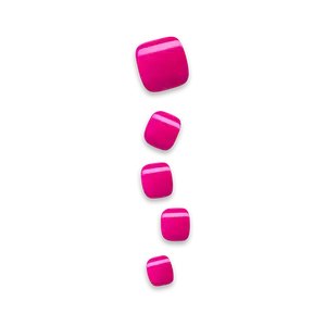 Impress Color No Glue Fake Press On Toenails - Take My Time | Solid, Pink, Short, Squoval, Pedicure