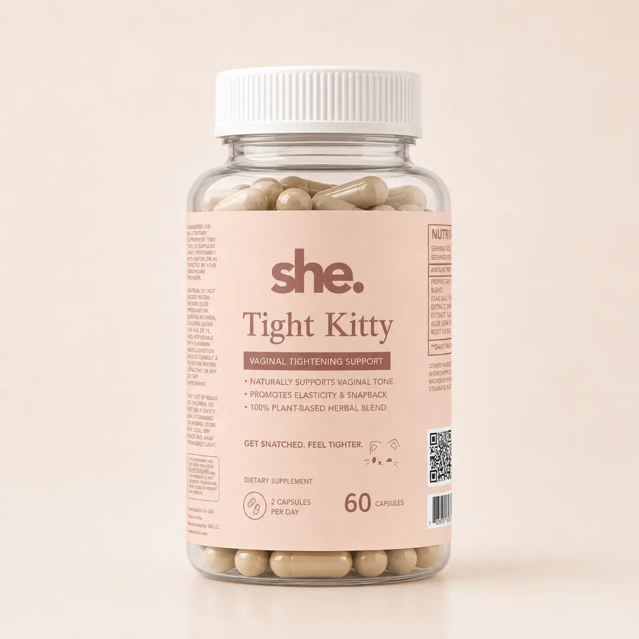 Tight Kitty – Capsules to Naturally Tighten & Tone Vaginal Muscles Vitamins, Healthcare, Organic