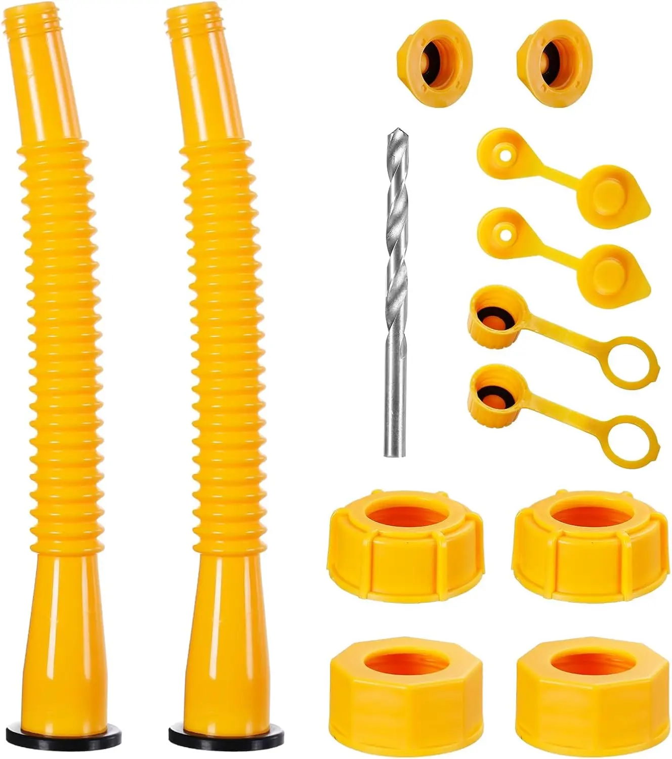 Gas Can Spout Replacement Long, Our replacement spout features a 10.2in extended nozzle (2in longer than standard). Gas can nozzle (2 Pack-Yellow) for 1/2/5/10 gal oil cans