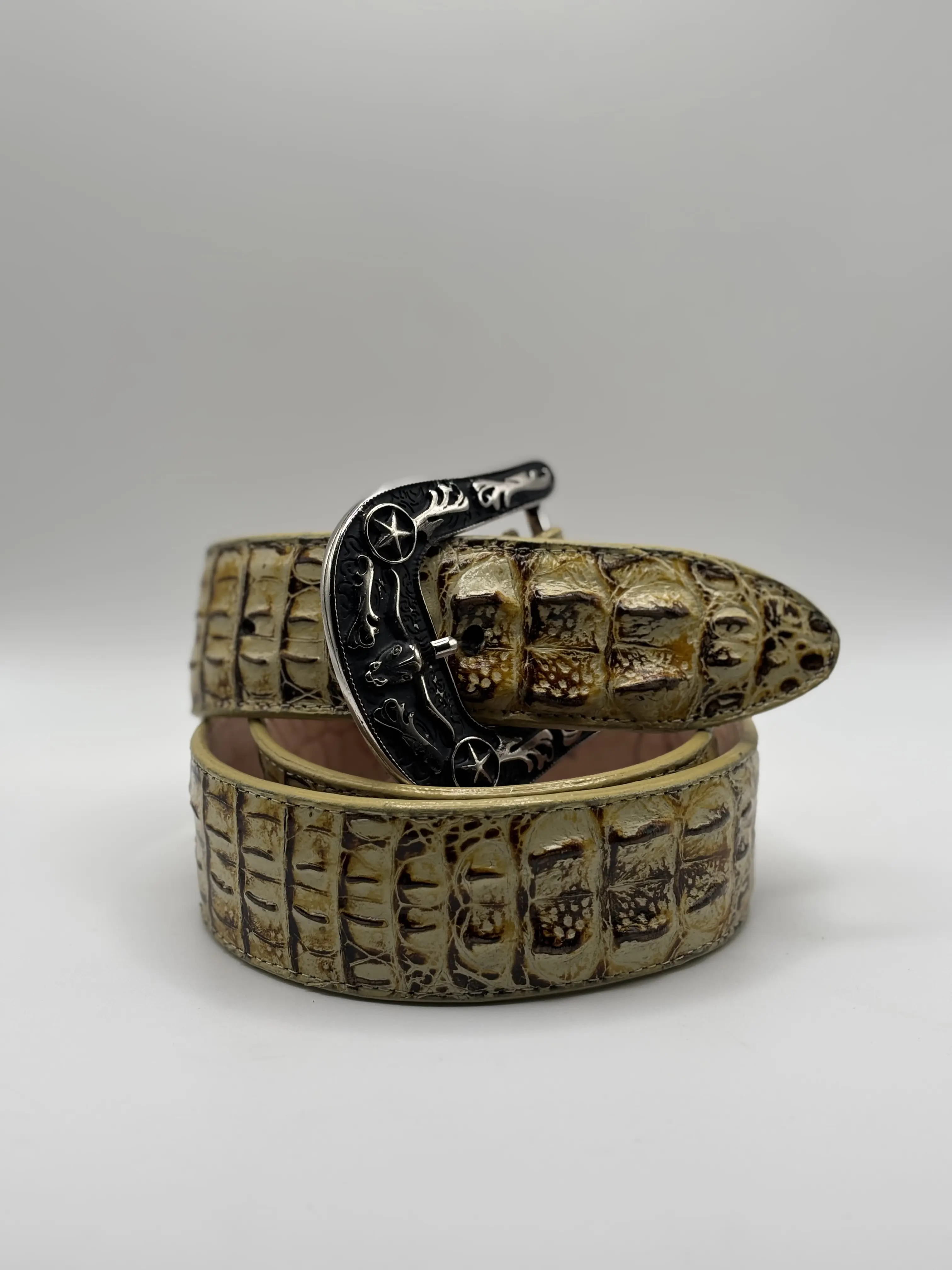 Belt Coco Nuca Design honey/brown (Print)