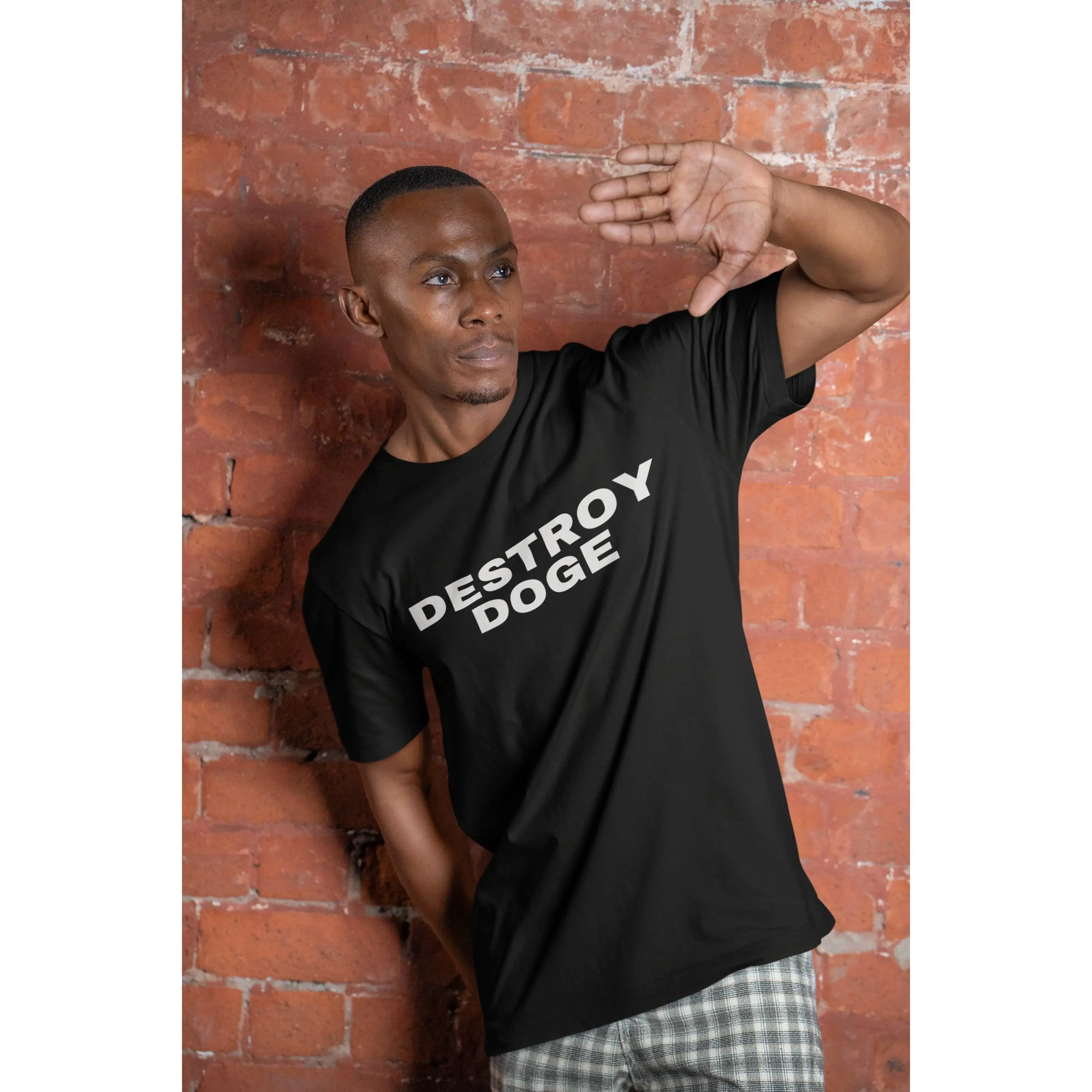 Destroy DOGE Heavy Weight Cotton T -Shirt
