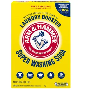 Church & Dwight Co 03020 Arm & Hammer Super Washing Soda Natural Baking