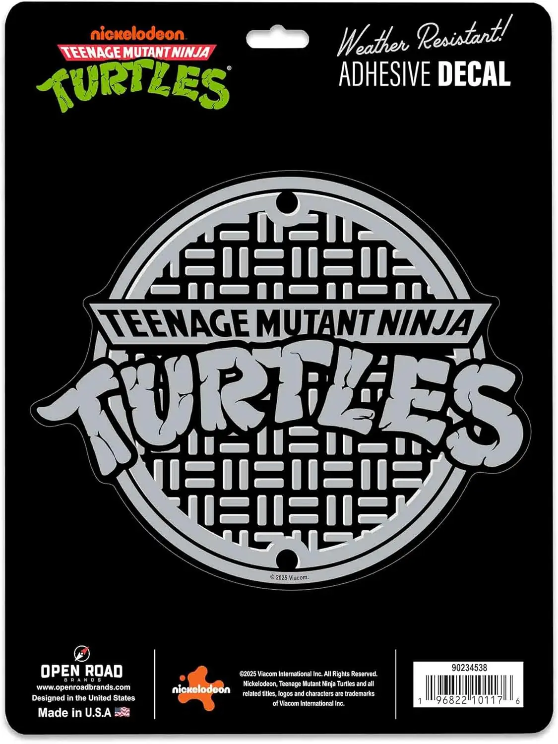 Teenage Mutant Ninja Turtles Manhole Cover Adhesive Vinyl Decal  Classic Ninja Turtles Sticker for Car or Laptop