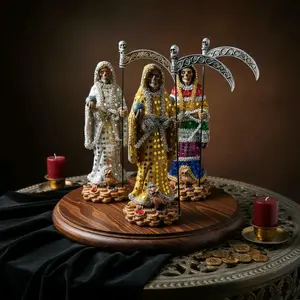 Santa Muerte Shiny Variety Colors Decor - 12 Inch Statue - Religious