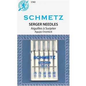 Schmetz 5pk Assorted Overlock Serger Sewing Machine Needles 1741 DCX1