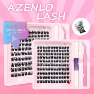 Mixed Size Individual False Eyelashes Natural Cluster Eyelashes False Eyelash Extension Kit DIY Eyelash Extension Tool Eyelash Extension Tool Makeup Cosmetic