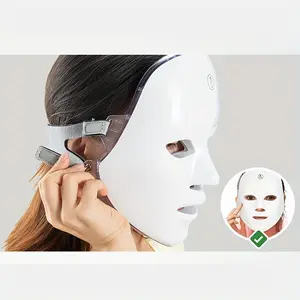 2026 New 7 Color Light Mask, Led Mask, Home Photon Skincare Beauty Mask, Anti-Wrinkle Acne Treatment, USB Charging, Facial Therapy for Women & Young Girls