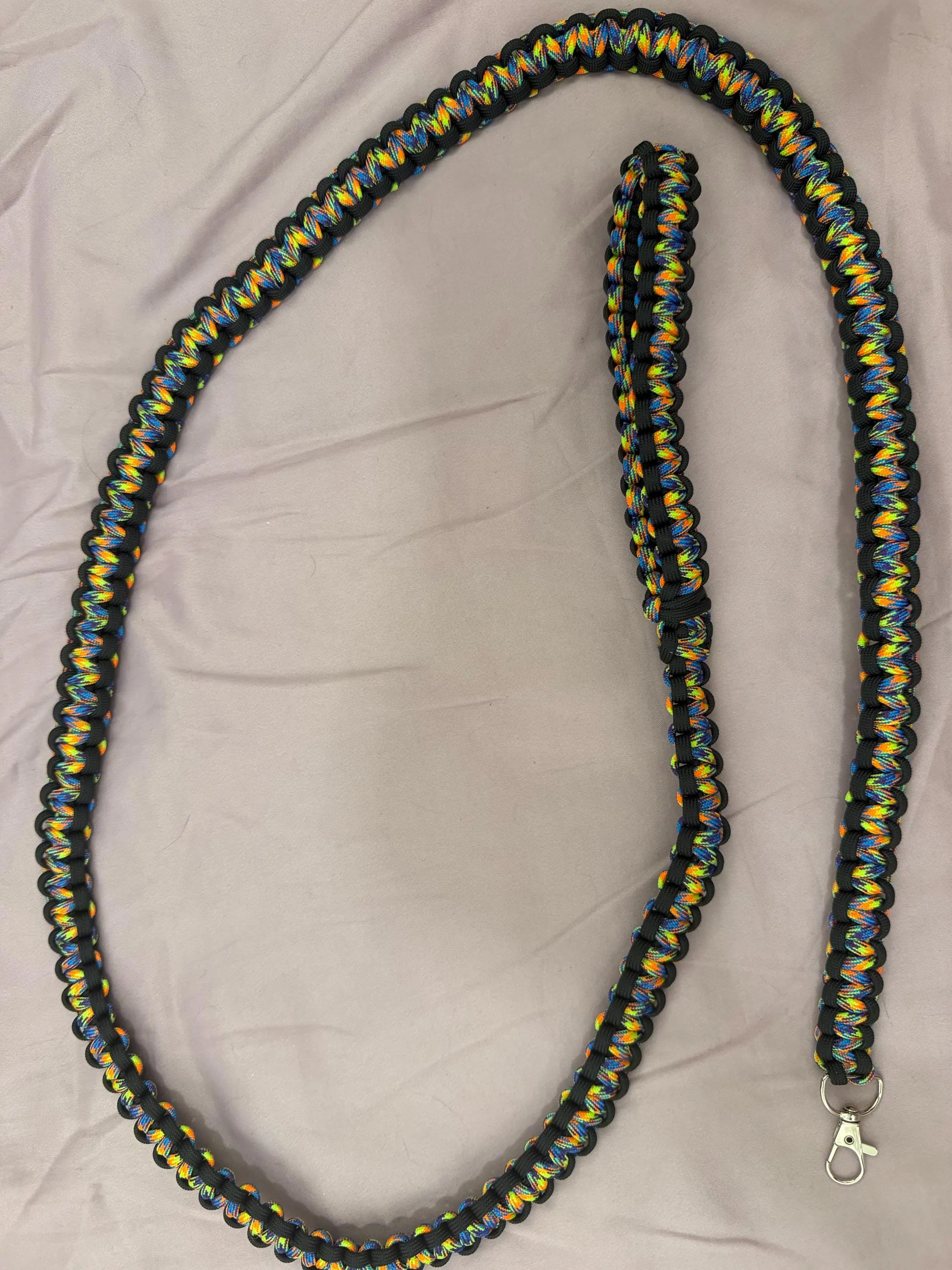 Handmade 550 Paracord Cobra Braid Dog Lead, Pet Supplies Accessory Compatible with Collars & Harnesses