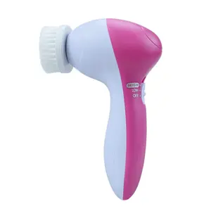 Silicone Frosted Electric Facial Cleansing Brush, Rotating Sonic Pore Cleaner, Soft Skin Exfoliating Face Scrubber for Deep Daily Skincare
