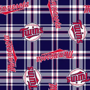 Twins Plaid Fleece Fabric
