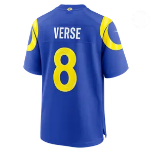 Unisex Football LA Ram Team Verse 8 2026 Team Game Player New Jersey - Royal