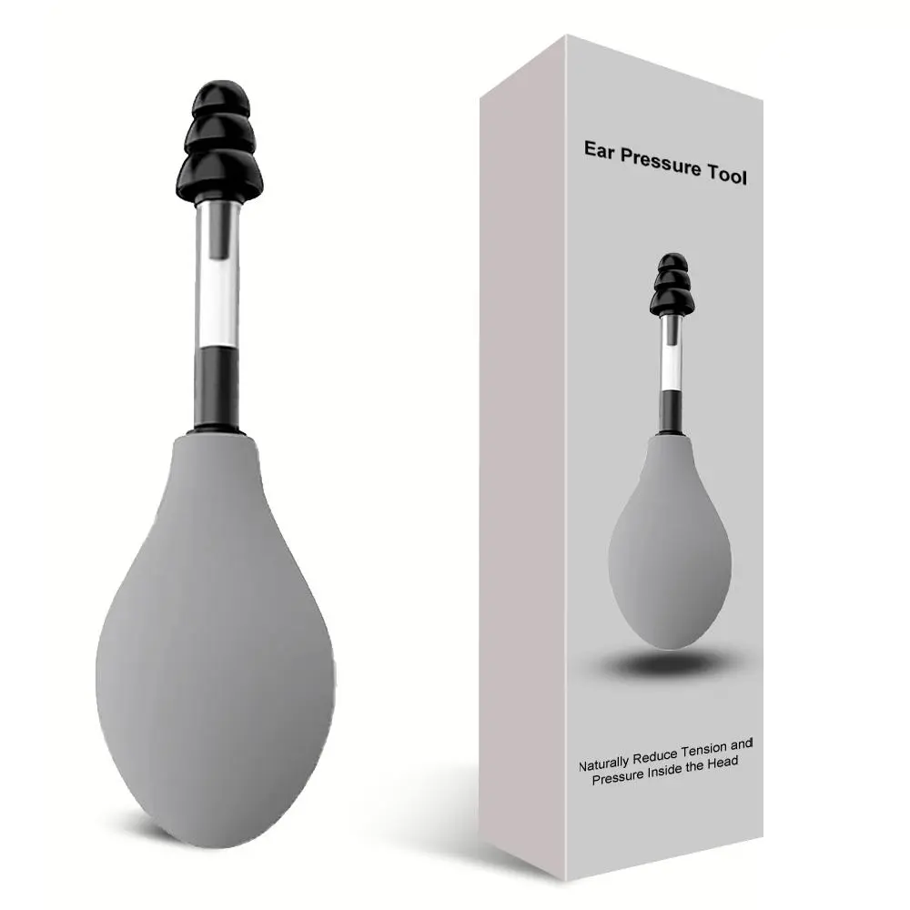 Portable Silicone Inner Ear Pressure Tool, Ear Massagers, Gentle Manual Ear Massage Tool for Daily Use, Personal Ear Care Supplies