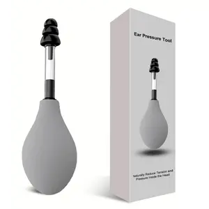 Portable Silicone Inner Ear Pressure Tool, Ear Massagers, Gentle Manual Ear Massage Tool for Daily Use, Personal Ear Care Supplies
