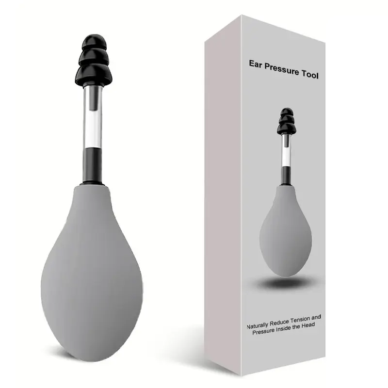 Portable Silicone Inner Ear Pressure Tool, Ear Massagers, Gentle Manual Ear Massage Tool for Daily Use, Personal Ear Care Supplies, Ear Care Products