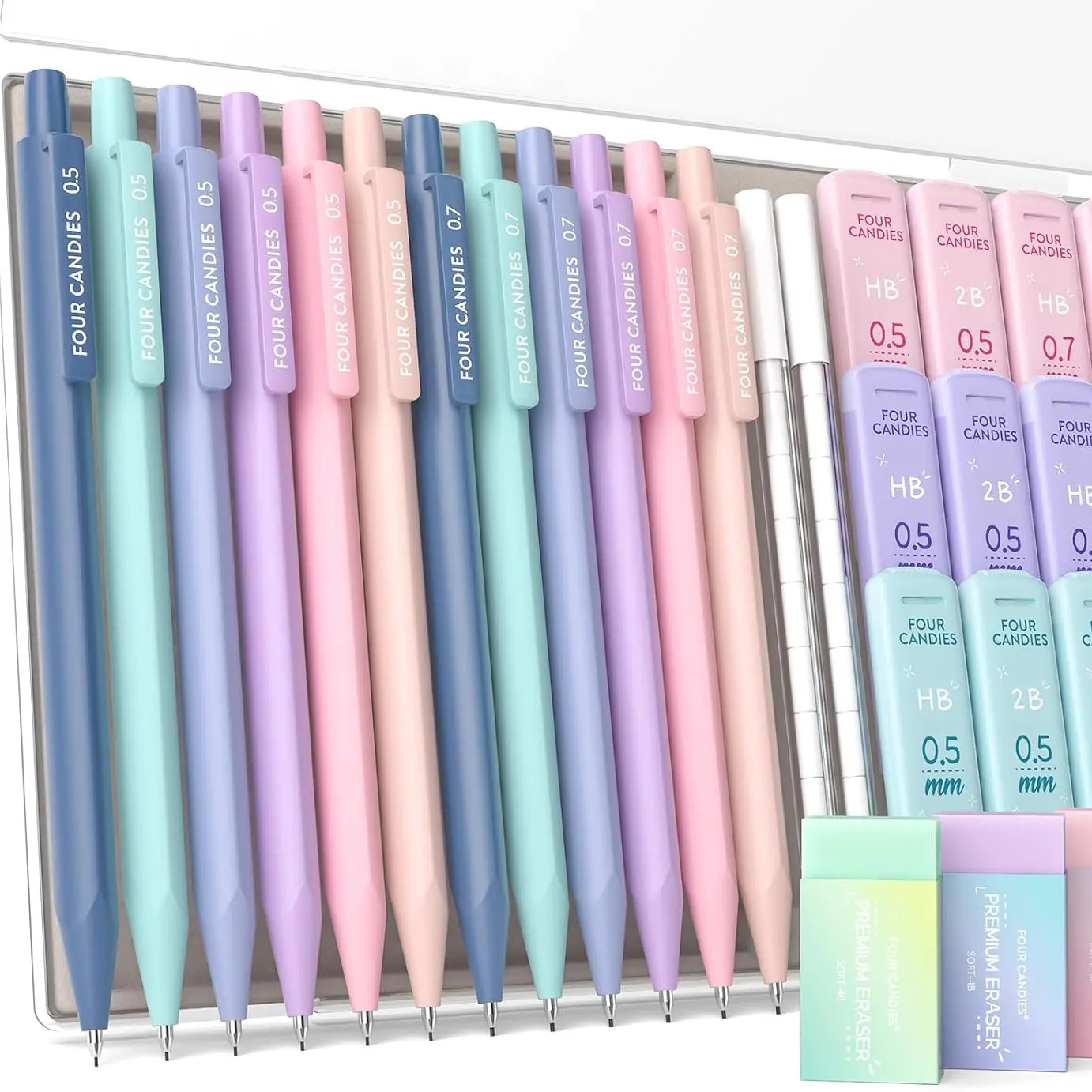 12PCS/0.5mm&0.7mm