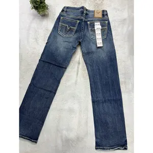 Gabriel Men's Dark Medium Wash Modern Boot  Jeans