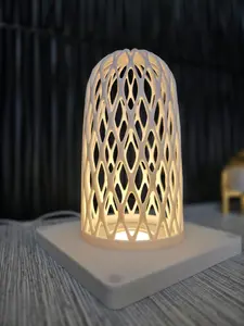 The Neural Mesh Lamp, 3d Printed Accent Lamp kit, Luminark Modular Lamp Collection