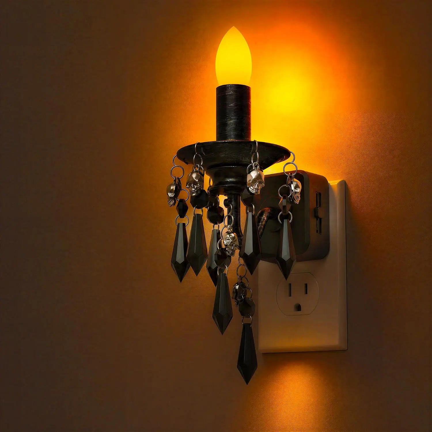 Flameless Candle Night Light, Night Lights Plug into Wall